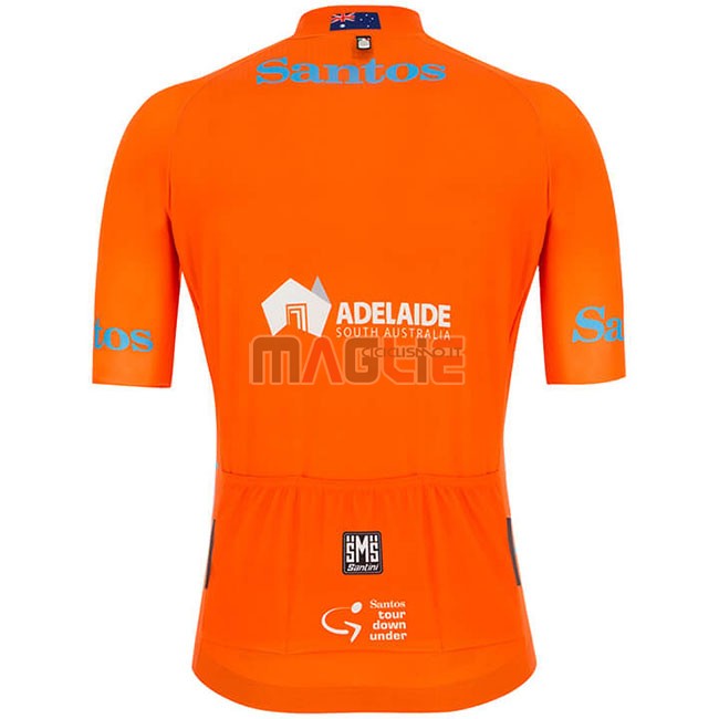 Maglia Tour Down Under Ochre Manica Corta 2019 Arancione - Clicca l'immagine per chiudere